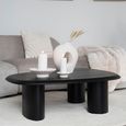 Tirano Coffee Table - Black - Wood