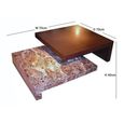 Twin Coffee Table - Square - Marble - Variation Available