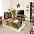 Urban Chic Reclaimed Coffee Table - 2 Door - 2 Drawer