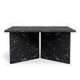 Vega Coffee Table - Square - Brown Marron Marble