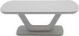Lazzaro Coffee Table - Light Grey Matt