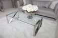 Zenith - Coffee Table - Glass and Chrome