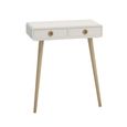Softline Console Table - 2 Drawer - Off White