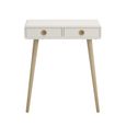 Softline Console Table - 2 Drawer - Off White