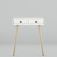 Softline Console Table - 2 Drawer - Off White