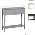 Franklin Console Table - White - 7918013COMUK