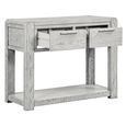 Amsterdam Console Table - 2 Drawer - Grey Washed Oak