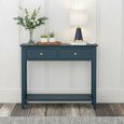 Harrogate Console Table - 2 Drawer - Blue