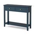 Harrogate Console Table - 2 Drawer - Blue