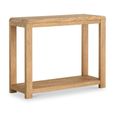 Thurlestone Curved Console Table - Oak