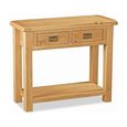 Salisbury Premium Console Table - 2 Drawer - Oak