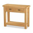 Salisbury Premium Console Table - 2 Drawer - Oak