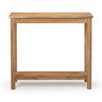 Coxmoor Console Table with Shelf - 90cm - Oak