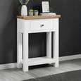 Lundy Console Table - 1 Drawer - White Painted