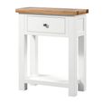 Lundy Console Table - 1 Drawer - White Painted