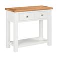 Lundy Console Table - 2 Drawer - White Painted