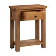 Original Console Table - 1 Drawer - Rustic Oak