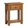 Original Console Table - 1 Drawer - Rustic Oak