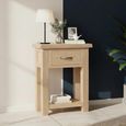 Wilmont Console Table - 1 Drawer - Oak