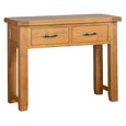 Somer Console Table - 2 Drawer - Oak