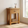 Somer Console Table - 1 Drawer - Oak