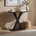 Vernal Console Table - Grey Sintered Stone