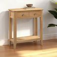 Cotswold Console Table - 2 Drawer - Oak