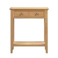 Cotswold Console Table - 2 Drawer - Oak