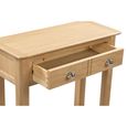 Cotswold Console Table - 2 Drawer - Oak