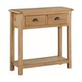 Kilmore Console Table - 2 Drawer - Oak