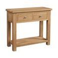 Appleby Console Table - 2 Drawer - Small - Oak