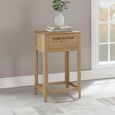 Dunmore Hall Table - 1 Drawer - Oak