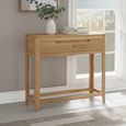 Dunmore Hall Table - 2 Drawer - Oak