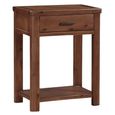 Andorra Console Table - 1 Drawer - Dark Acacia