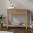 Kilkenny Console Table - 2 Drawer - Oak