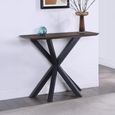 Nevada Console Table - Curved Top Wood