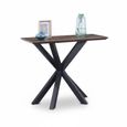 Nevada Console Table - Parquet Top Wood
