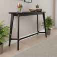 Carrington Console Table - 110cm - Black Oak