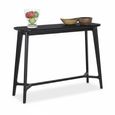 Carrington Console Table - 110cm - Black Oak