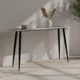 Argenta Console Table - Grey Sintered Stone
