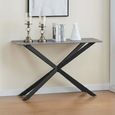 Azzurra Console Table  Grey Sintered Stone