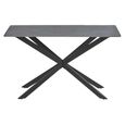Azzurra Console Table  Grey Sintered Stone