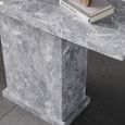 Turin Console Table - Grey Marble