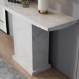 Turin Console Table - White Marble
