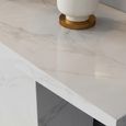 Turin Console Table - White Marble