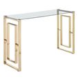 Clearance - Allure Console Table - Glass - Gold Base - FSS16606