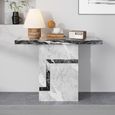 Venice Console Table - Armani Grey Engineered Marble
