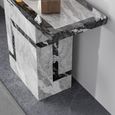 Venice Console Table - Armani Grey Engineered Marble
