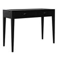 Elmhurst Console Table - 1 Door 2 Drawer - Black and Glass