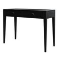 Elmhurst Console Table - 1 Door 2 Drawer - Black and Glass